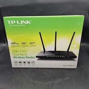 TP-Link Archer C7 AC1750 Wireless Dual Band Gigabit Router Brand New Open Box